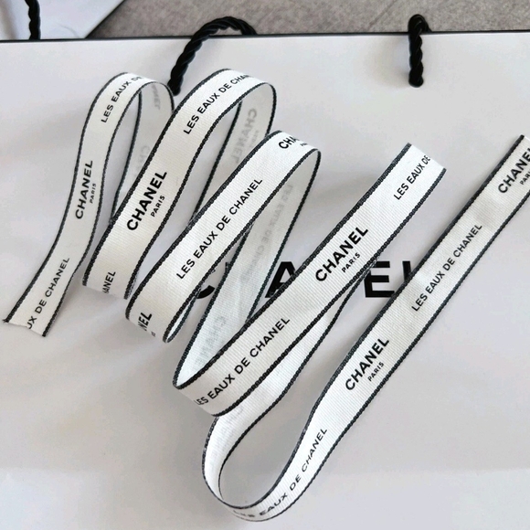 CHANEL Other - Authentic CHANEL Les Eaux de CHANEL Ribbon 2 Yards | Rare Gift Wrap Paris Logo